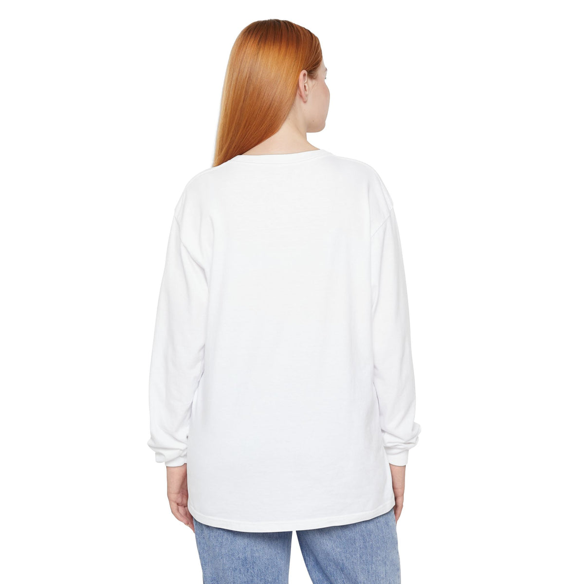 Christmas Morning Vintage Santa Long Sleeve T-Shirt – Cozy Garment-Dyed Woodland Christmas Tee