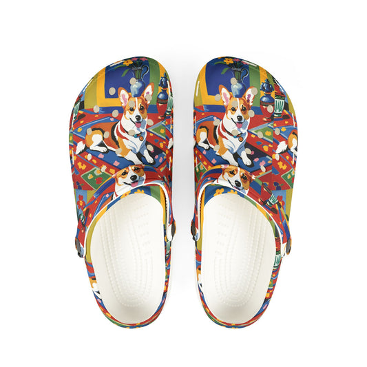 Corgi Matisse Rubber Clog Slides