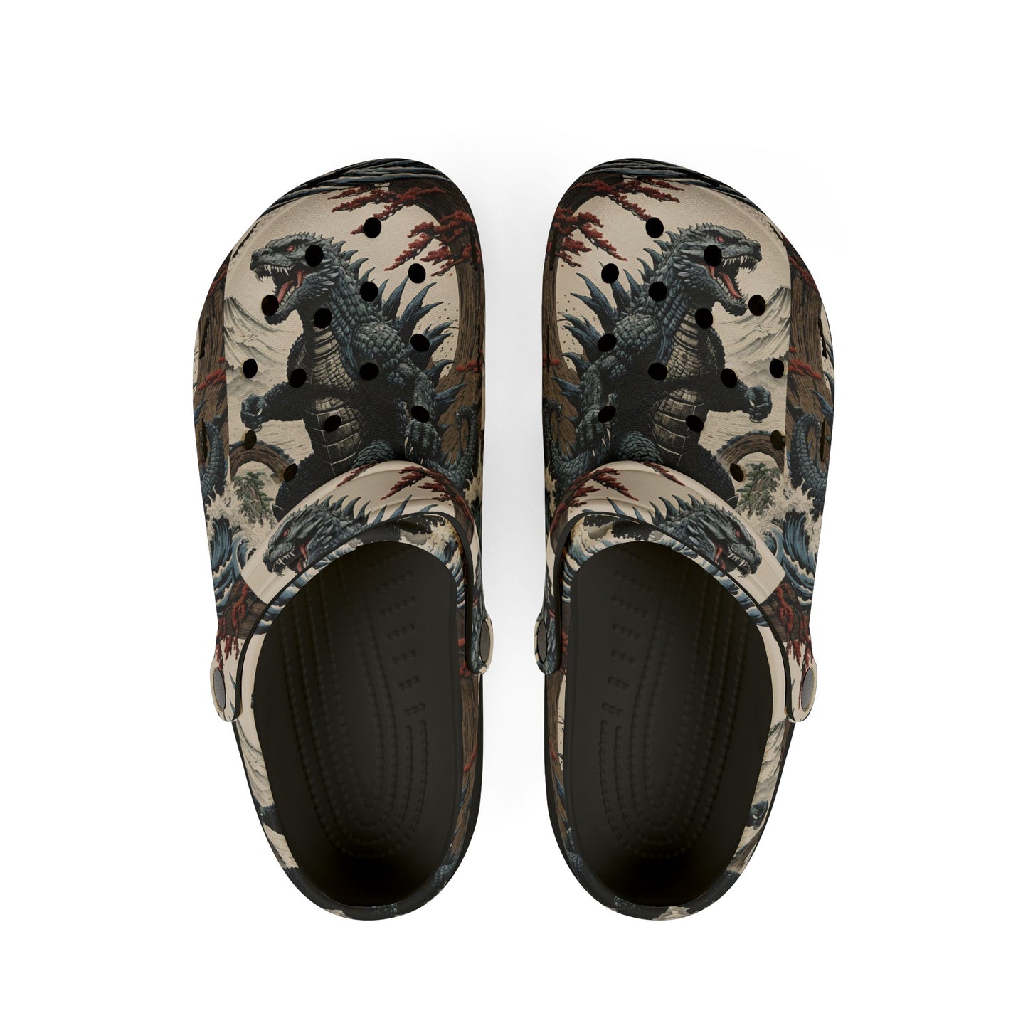 Ancient Japanese Kaiju Godzilla Rubber Shoes