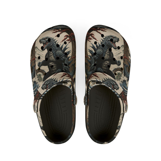 Ancient Japanese Kaiju Godzilla Rubber Shoes