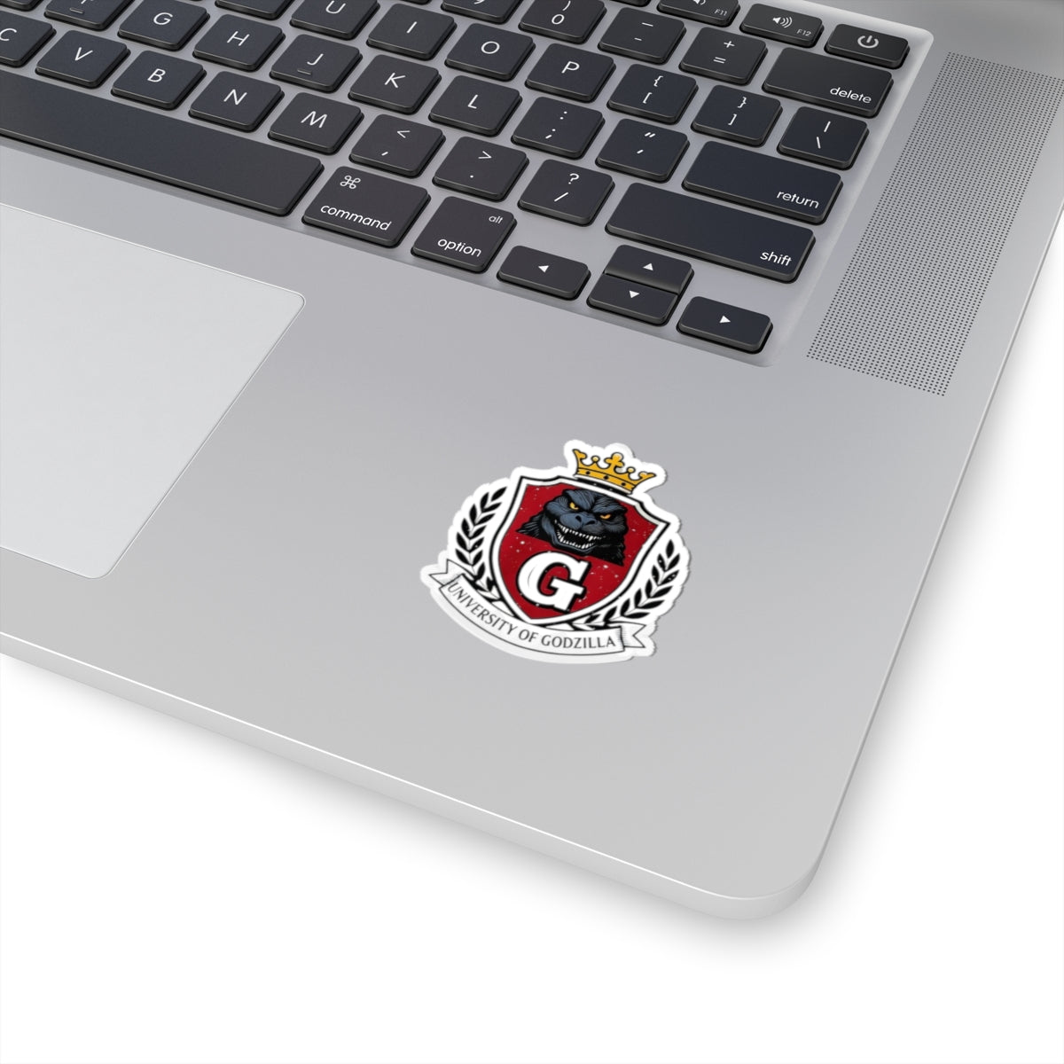 Godzilla Kaiju Kiss-Cut Stickers, University of Godzilla Sticker, Cool Stickers, Laptop Decals, Waterproof Stickers, Vinyl Stickers