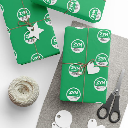 Green Wrapping Paper, Funny Gift