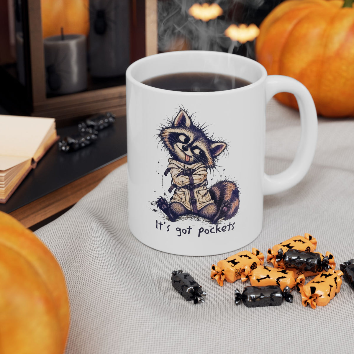 Funny Raccoon Ceramic Mug
