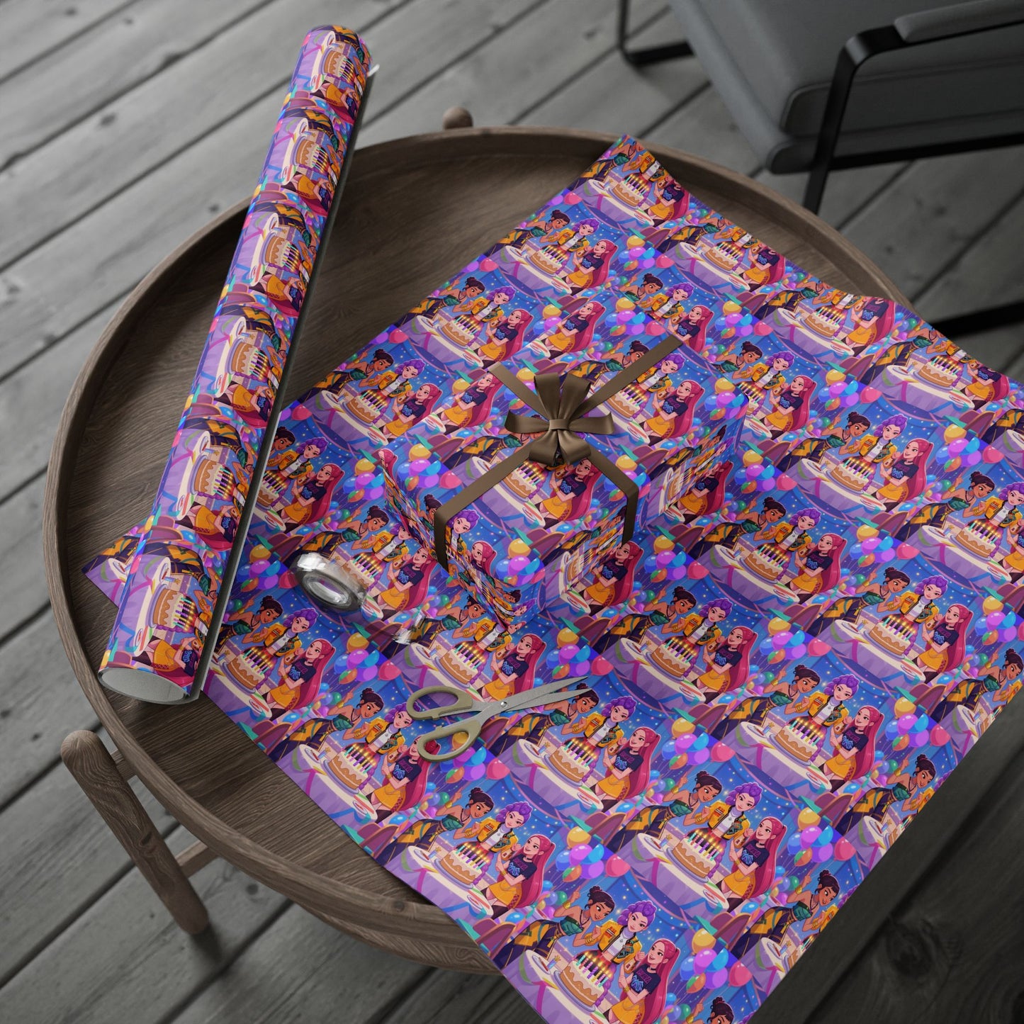 Kpop birthday wrapping paper, Kpop birthday gift wrap