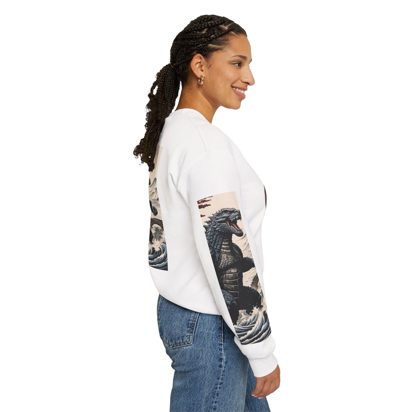 Retro Godzilla Crewneck Sweatshirt - Unisex Heavy Blend™