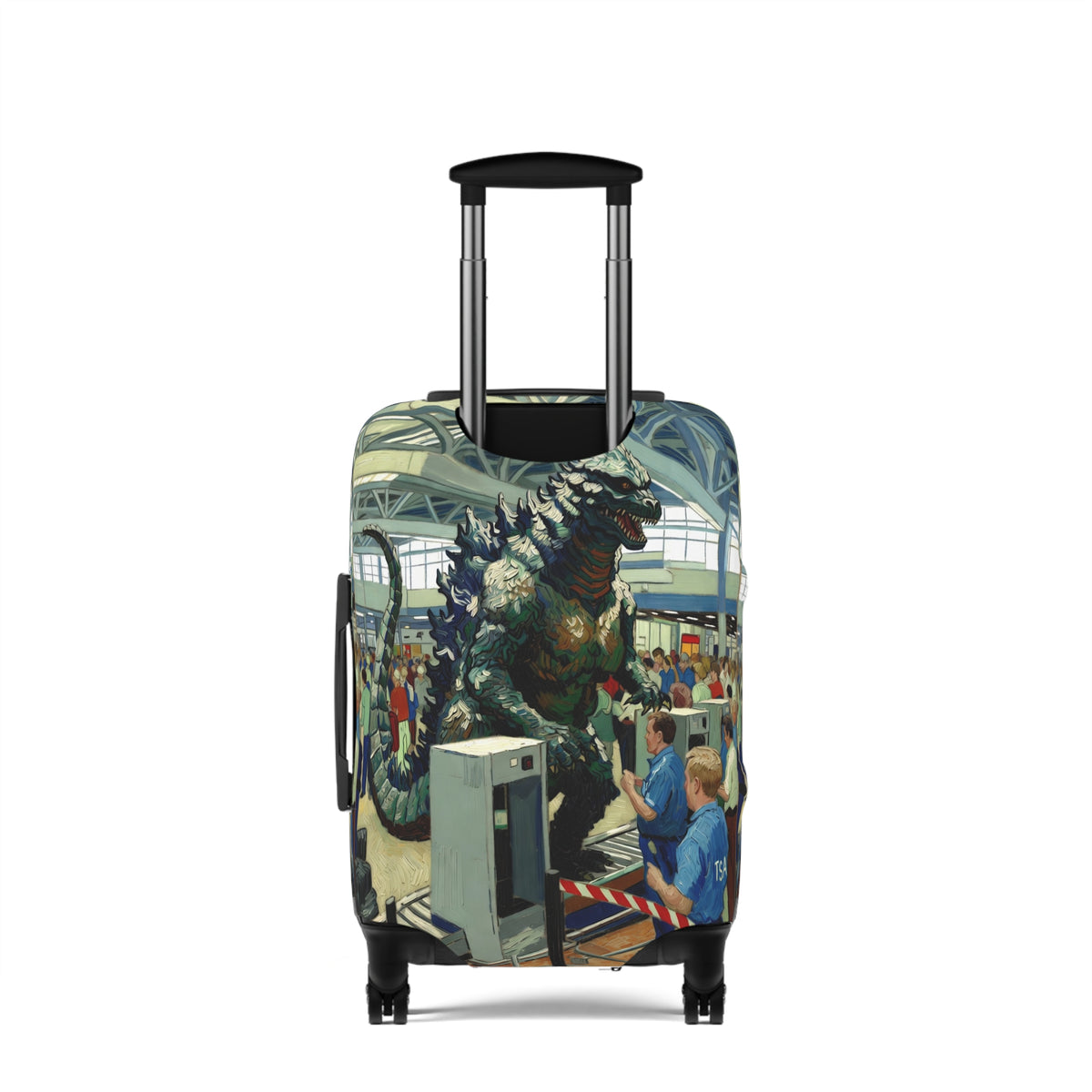 Giant Monster Airport Luggage Cover - Funny Travel Suitcase Protector