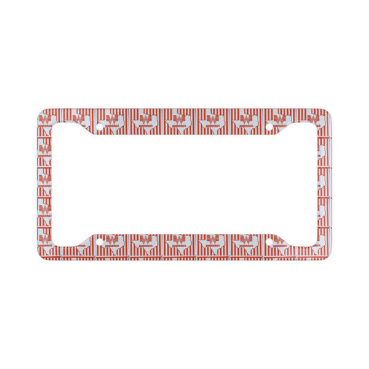Texas Vintage Whataburger Art license plate frame